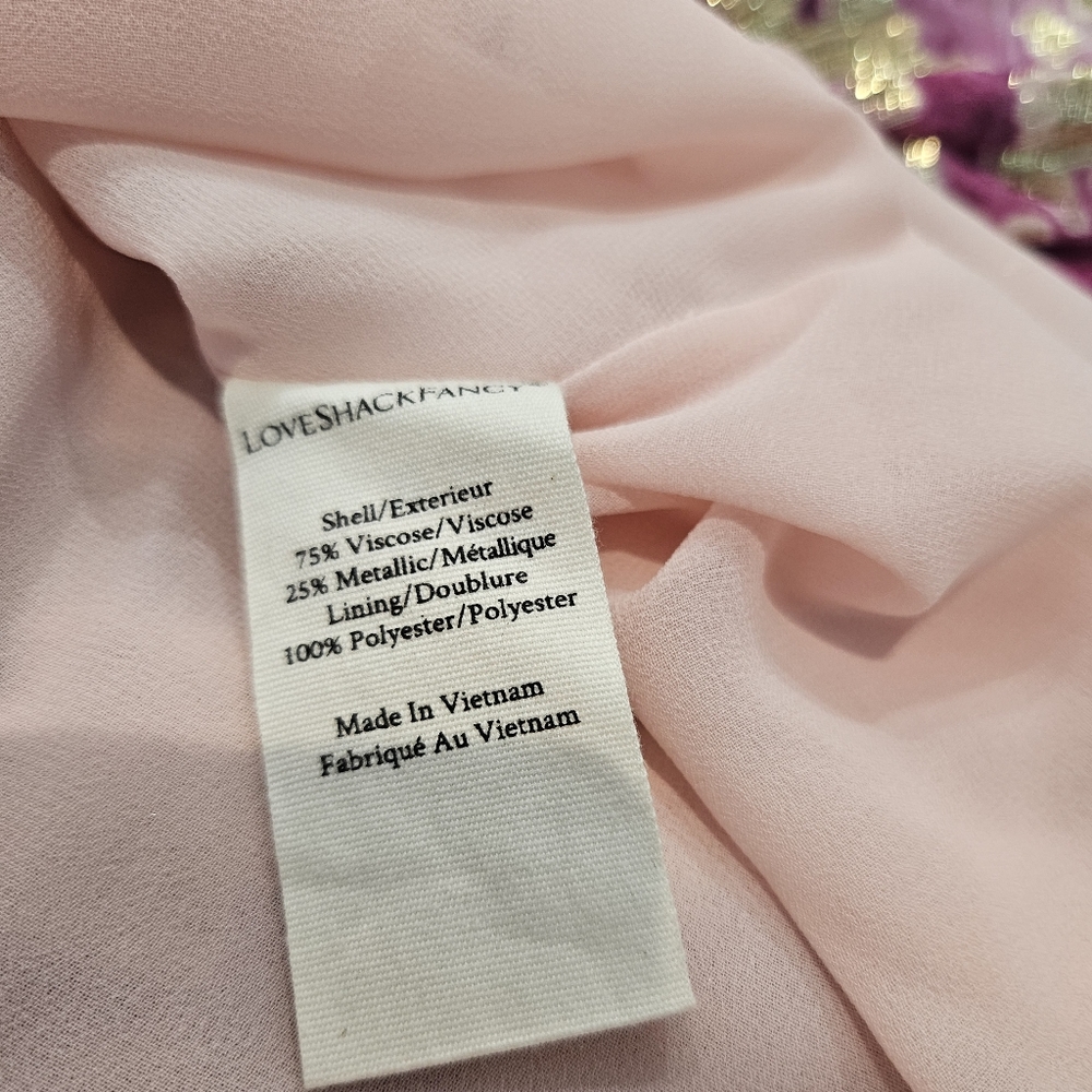 LoveShackFancy Willis Dress in Pre Dawn Sky Size 0 NWT - Picture 9 of 11